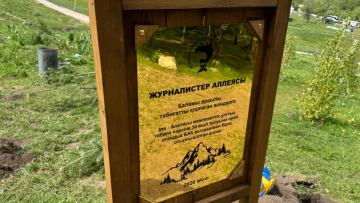 Іле Алатауында «Журналистер аллеясы» ашылып, ауқымды экологиялық акция өтті