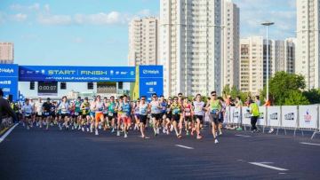 «Taza Qazaqstan»: Astana Half Marathon aiasynda erekshe ekologiialyq aktsiia uiymdastyryldy