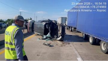 Almaty – Qorǵas tasjolyndaǵy jantúrshigerlik jol apatynan úsh adam qaza tapty