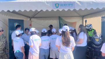 Балқаштағы «BALKHASH TOUR FEST» фестивалінде құқықтық квест жастардың басын қосты