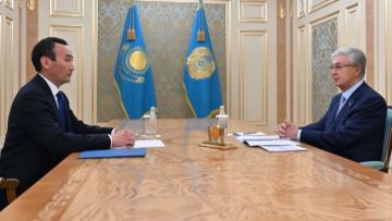 Тоқаев Ұлытау облысының жаңа әкімін қабылдады