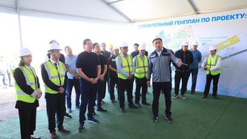 Ақтөбеде жаңа кәріздік тазарту кешенінің құрылысы басталды