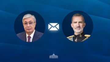 Испания королі Президент Тоқаевқа алғыс айтты