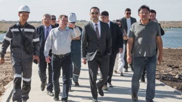 Руслан Өскенәлі Жезқазғандағы негізгі әлеуметтік жобалардың іске асырылу барысын тексерді