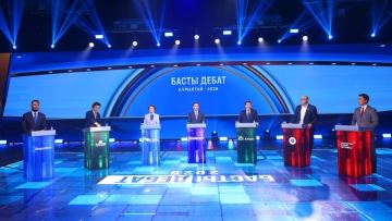 Saiasi kúshterdiń kóshbasshylary «Basty debat – 2026» alańynda kezdesti