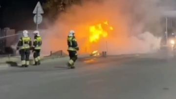 شىمكەنتتە گاز قۇبىرى ٶرتەندٸ