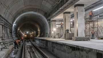 الماتىدا تاعى بٸر مەترو بەكەتٸنٸڭ قۇرىلىسى باستالدى