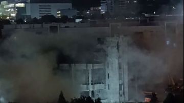 الماتىدا ستۋدەنتتەر سارايىنىڭ عيماراتى وپىرىلدى