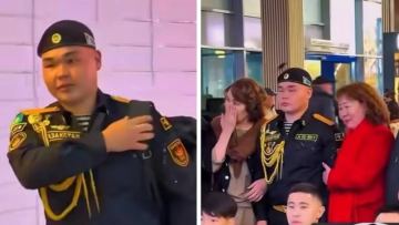 Kaspiidegi qaiǵyly oqiǵadan aman qalǵan Beket Myrzaǵaliev áskeri boryshyn aiaqtap, úiine oraldy
