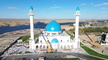 Жезқазғанда 3 000 адамға арналған жаңа облыстық мешіттің құрылысы аяқталуға жақын