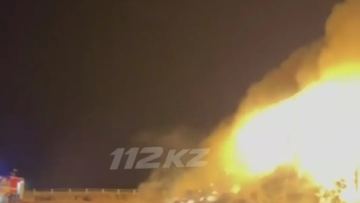 Арыс маңындағы ірі өрт: мыңдаған тонна шөп күлге айналды
