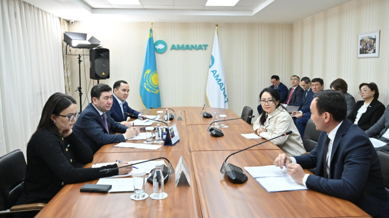 قازاقستاندىقتاردىڭ ٶتٸنٸشٸ AMANAT پارتيياسىندا قارالدى