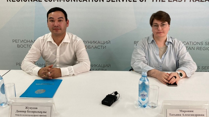 Өскеменде волонтерлер бас қосты