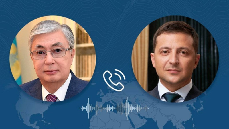 Toqaev Zelenskiimen telefon arqyly sóilesti