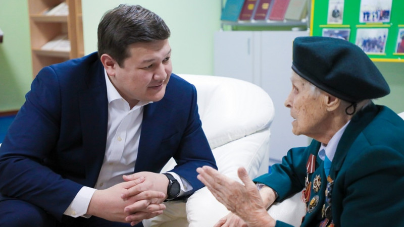 Amanattyqtar Uly Otan soǵysy ardagerlerin Jeńis kúnimen quttyqtady