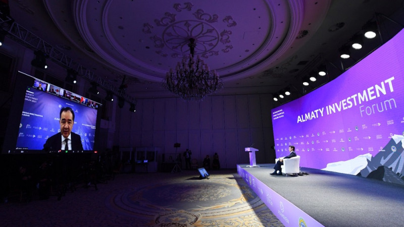 Saǵyntaev Almaty Investment Forum 2021 kórmesine qatysty