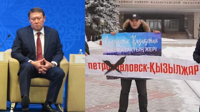 "Бұл – фейк...".  Ақсақалов шындық іздеген жастарды арқадан қағып шығарып салды