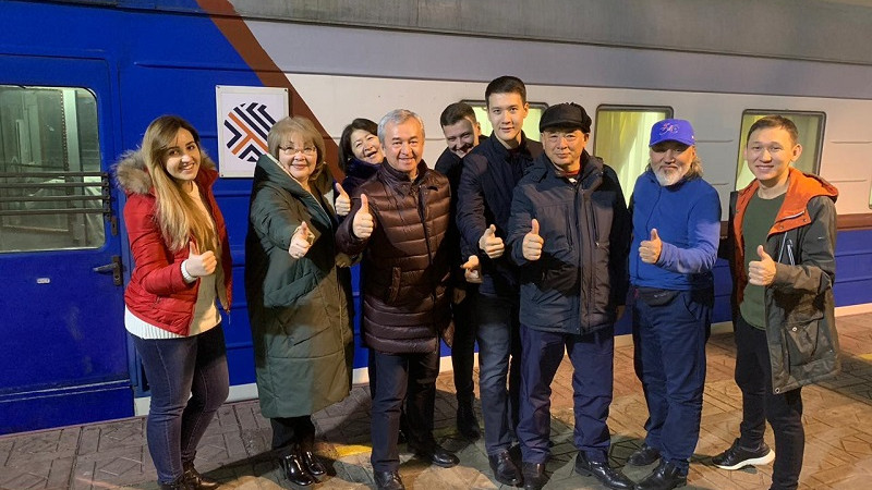 «Almaty – Túrkistan» týristik poiyz baǵyty ashyldy
