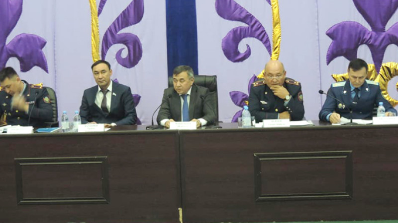 Кентау қаласы полиция бөлімінің есеп беру жиыны өтті