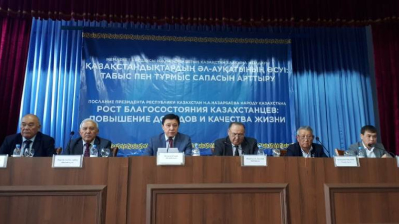 Түркістандық кәсіподақтар Жолдауды қолдады