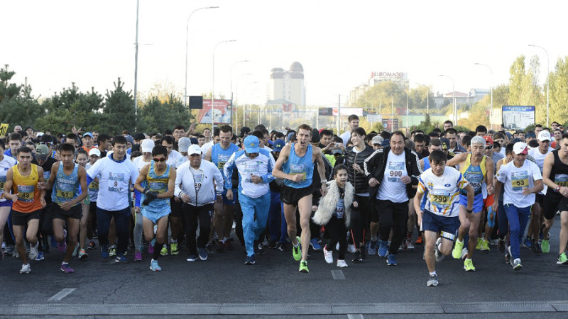 Shymkentte 5 myń adam qatysqan marafon ótti