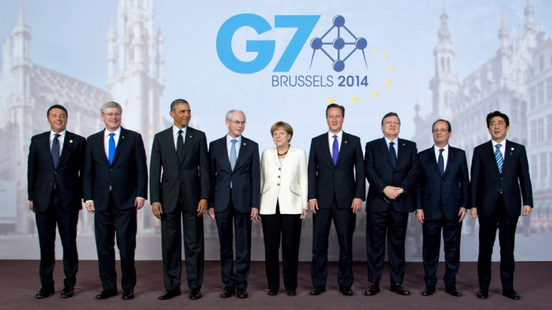 G7 سامميتٸ: سانكتسييا, سانكتسييا جەنە تاعى دا سانكتسييا