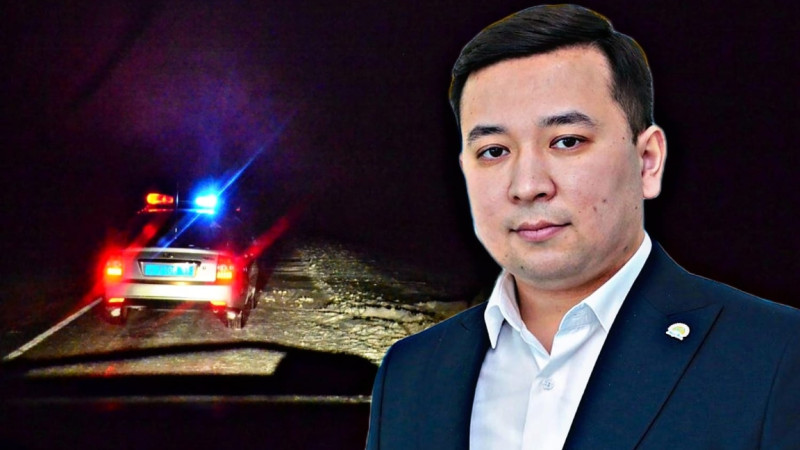 Amanat partiiasyna qatysy bar sheneýnik kólikti mas kúide aidaǵan