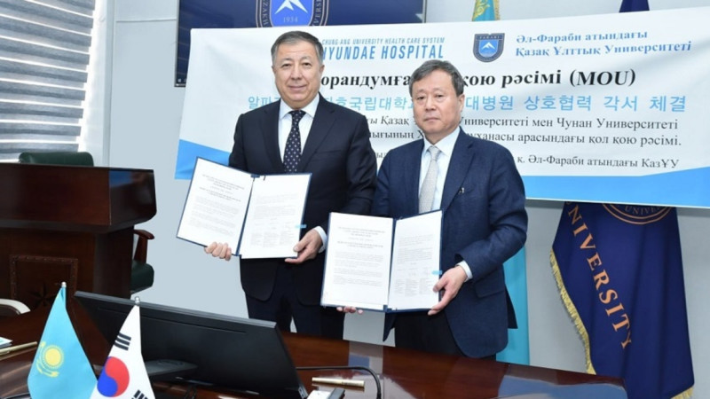 QazUÝ Ońtústik Koreiamen meditsina salasy boiynsha seriktestikti arttyrady