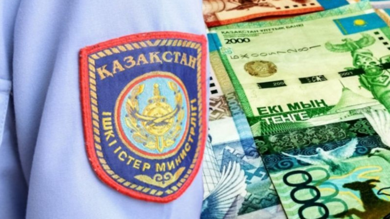Полицейді сынаған қазақстандық ірі көлемде айыппұл арқалады