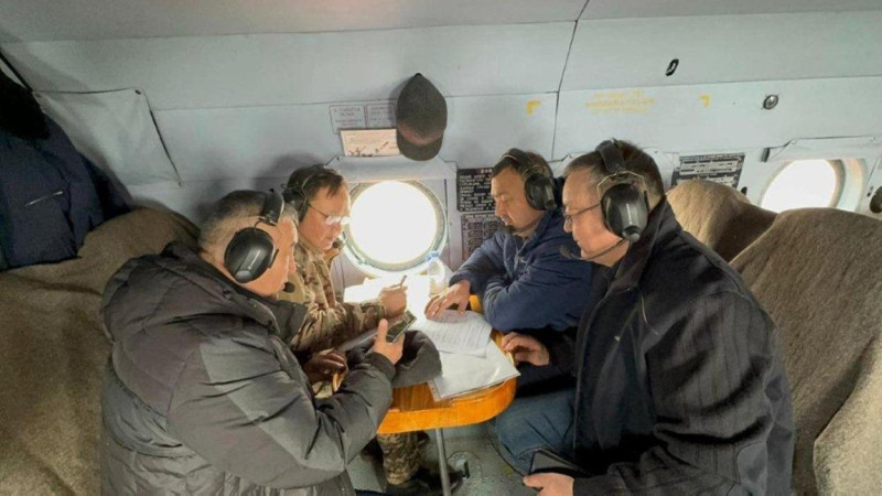 ШҚО-да су тасқыны қаупі бар жерлерге әуеден барлап мониторинг жүргізілуде
