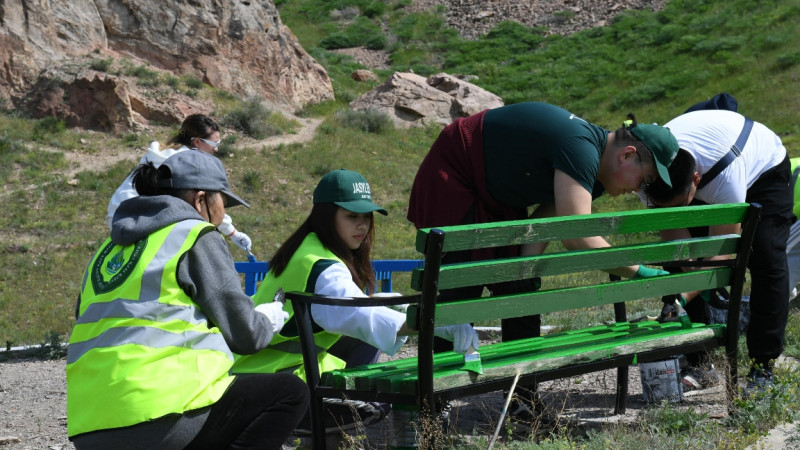 Almaty oblysynda «Kieli meken» aktsiiasy bastaldy