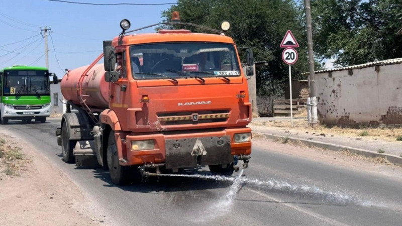 تازا قازاقستان: ارىستا كٶشەلەرٸن ارنايى تەحنيكا جۋىلىپ جاتىر