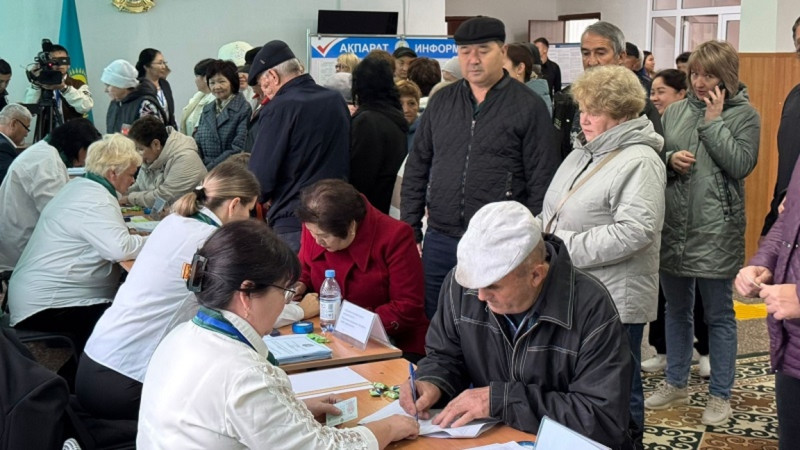 Үлкен ауылының тұрғындары референдумға қатысуда жоғары белсенділік танытуда