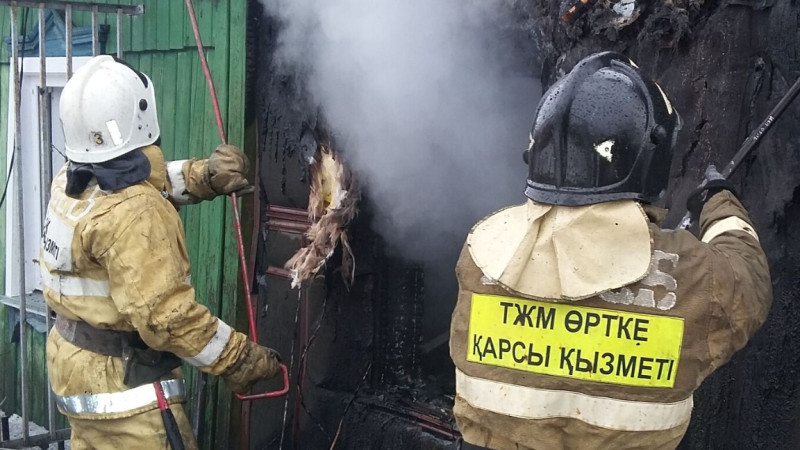 Қарағанды облысындағы алапат өрт: Бір адам мерт болды