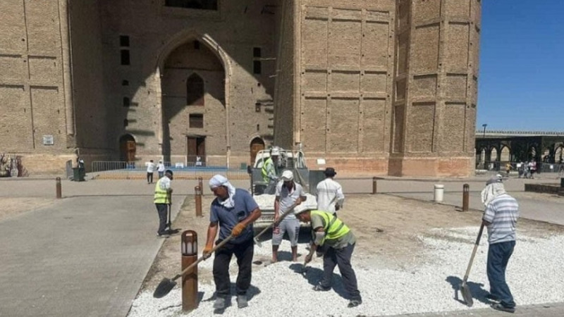 تٷركٸستانعا كەلگەن ايدا بالاەۆا قوجا احمەت ياساۋي كەسەنەسٸن ساقتاۋ مەسەلەلەرٸن تالقىلادى