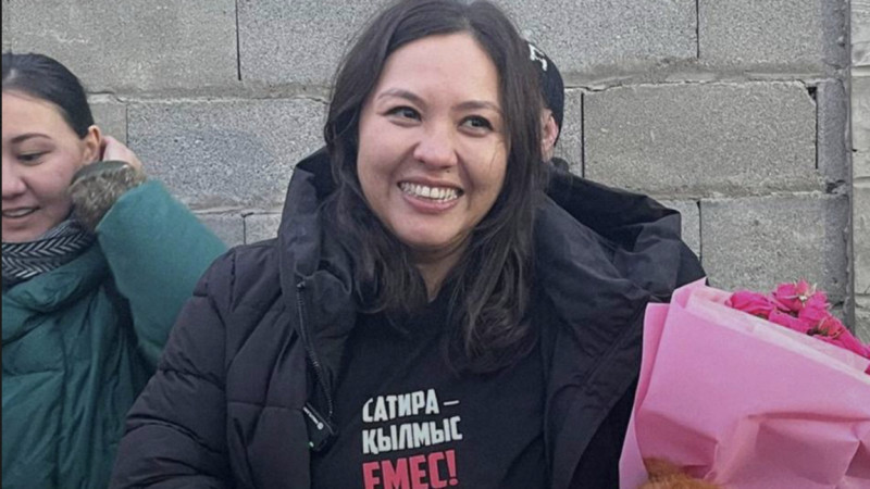 Jýrnalist Ásem Jápisheva bostandyqqa shyqty