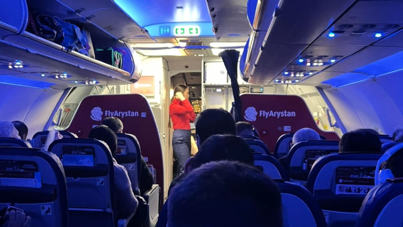 Fly Arystan bortserigine shabýyl jasap, jalǵan aqparat aitqan jolaýshy sottaldy