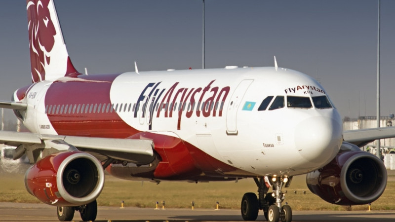 FlyArystan گرۋزيياعا ۇشۋدى ۋاقىتشا توقتاتتى