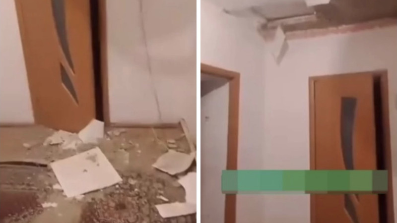 جامبىل وبلىسىنداعى جەر سٸلكٸنٸسٸنەن قابىرعالاردا جارىقتار پايدا بولدى