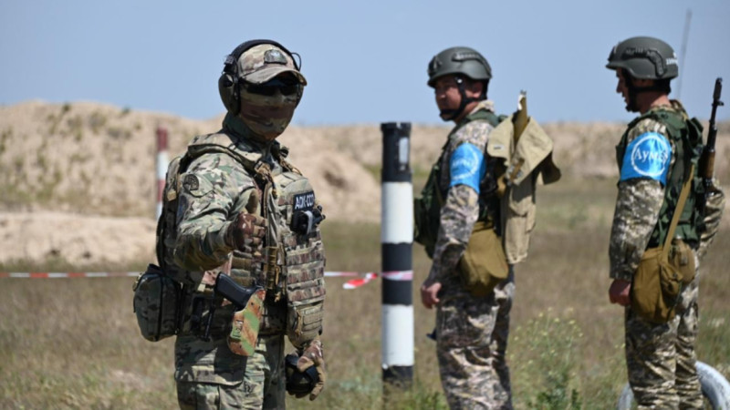 Túrkistan oblysynda aýmaqtyq qorǵanys brigadasynyń jattyǵýlary aiaqtaldy