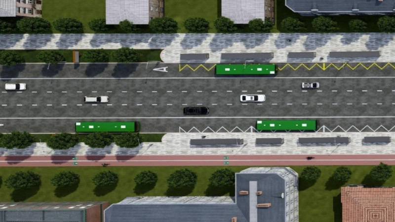 الماتىدا BRT قۇرىلىسىنا بايلانىستى كەي كٶشەلەردە جارىق ۋاقىتشا سٶنەدٸ