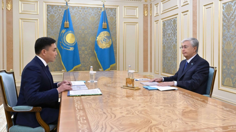 Шымкент әкімі президентке есеп берді