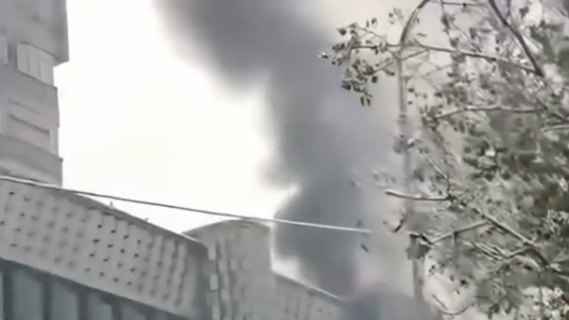 الماتىدا ەكٸمشٸلٸك عيمارات ٶرتەنٸپ جاتىر