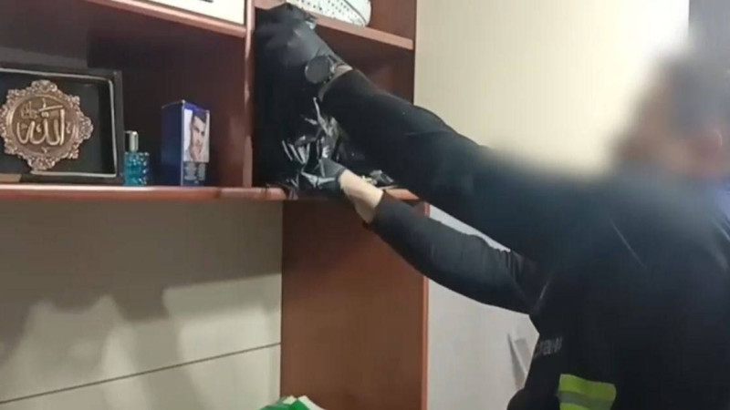 Astanada iri kólemde esirtki satýshy top áshkere boldy