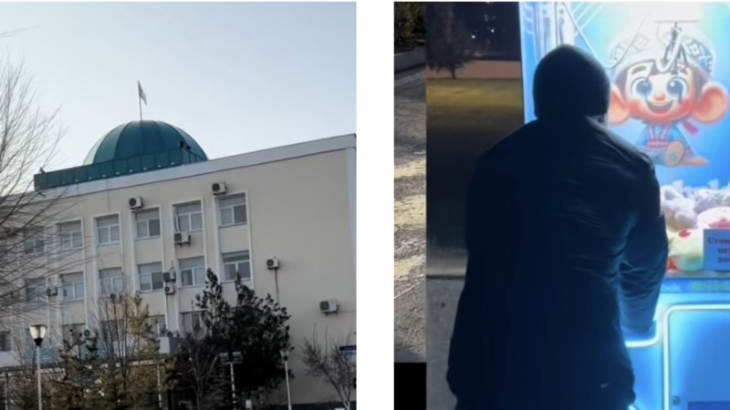 اتىراۋ قالاسى ەكٸمدٸگٸنٸڭ الدىندا زاڭسىز ويىن اۆتوماتتارى جۇمىس ٸستەپ تۇر