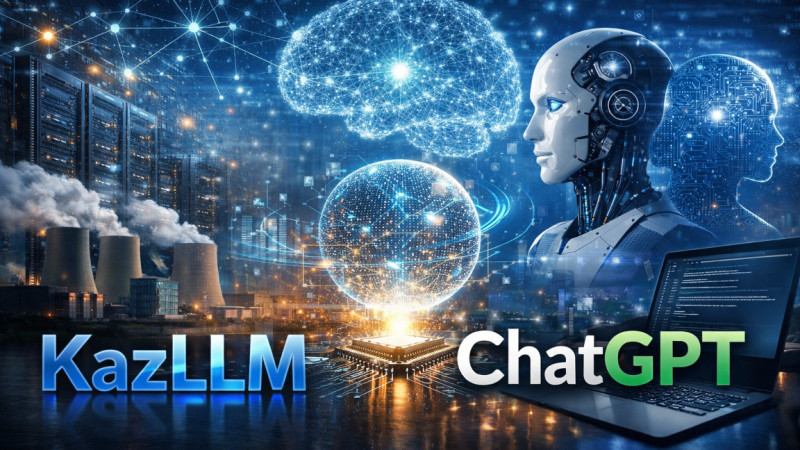 مۋسين KazLLM مەن ChatGPT-دٸڭ ايىرماشىلىعىن تٷسٸندٸردٸ