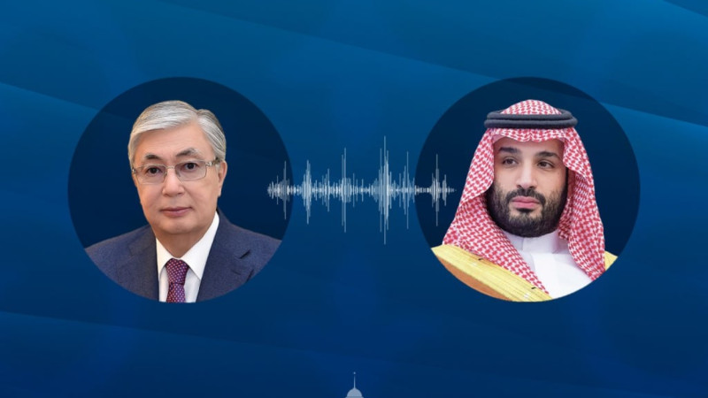 توقاەۆ ساۋد ارابيياسىنىڭ تاق مۇراگەرٸمەن تەلەفون ارقىلى سٶيلەستٸ