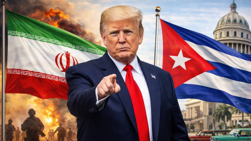 ترامپ يراننان كەيٸن كۋباعا نازار اۋداراتىنىن مەلٸمدەدٸ