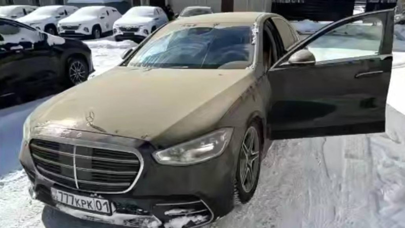 پەريزات قايراتقا تيەسٸلٸ بولعان Mercedes پوليتسيياعا بەرٸلدٸ