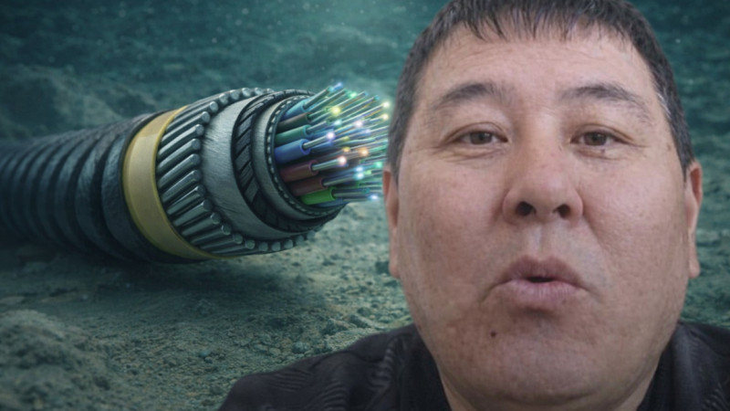 Kaspii arqyly internet kabelin Qytai kompaniiasy júrgizedi: Sarapshy el úshin mańyzdy tustaryn atady